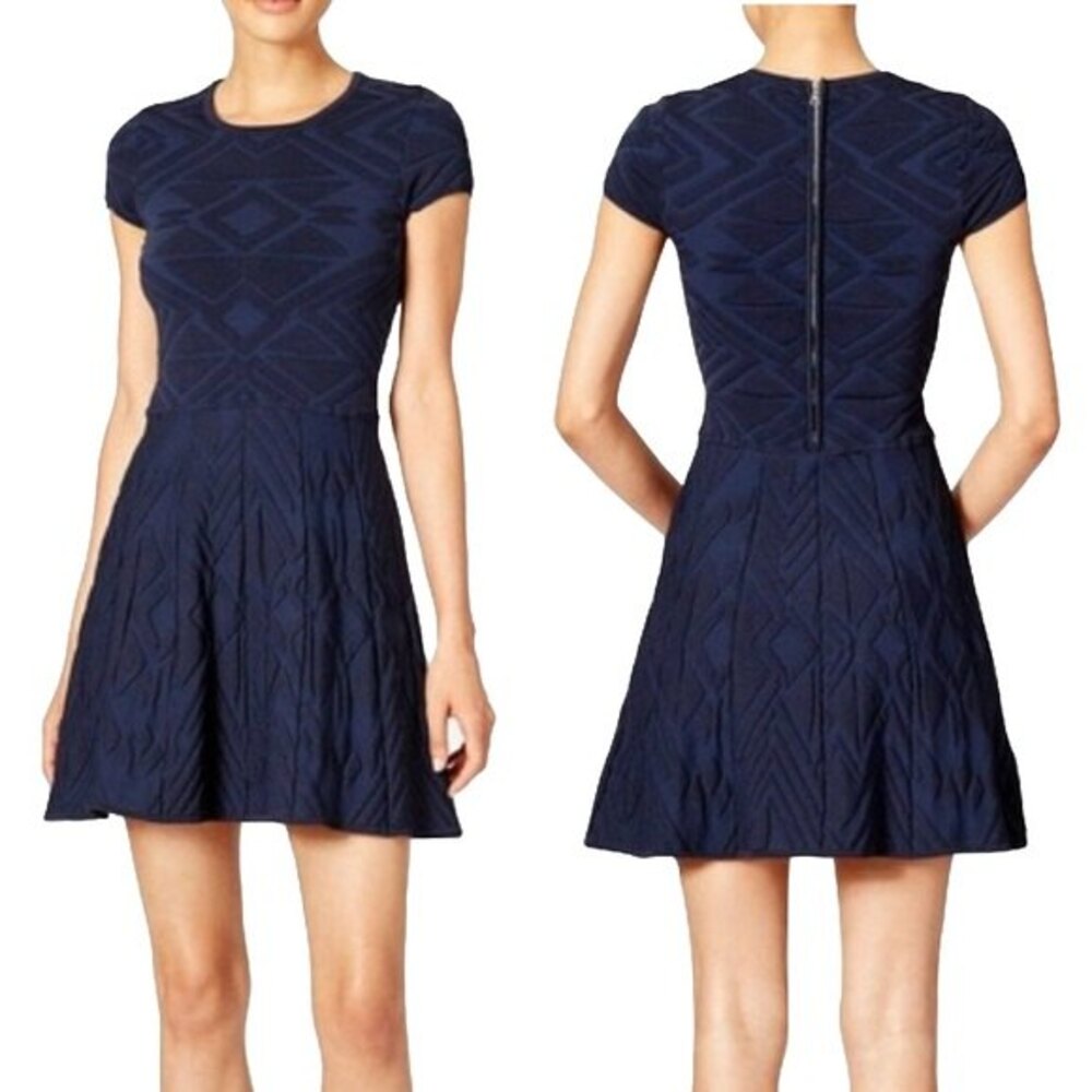 NWT Parker Meena Short Sleeve Dress in Navy Small